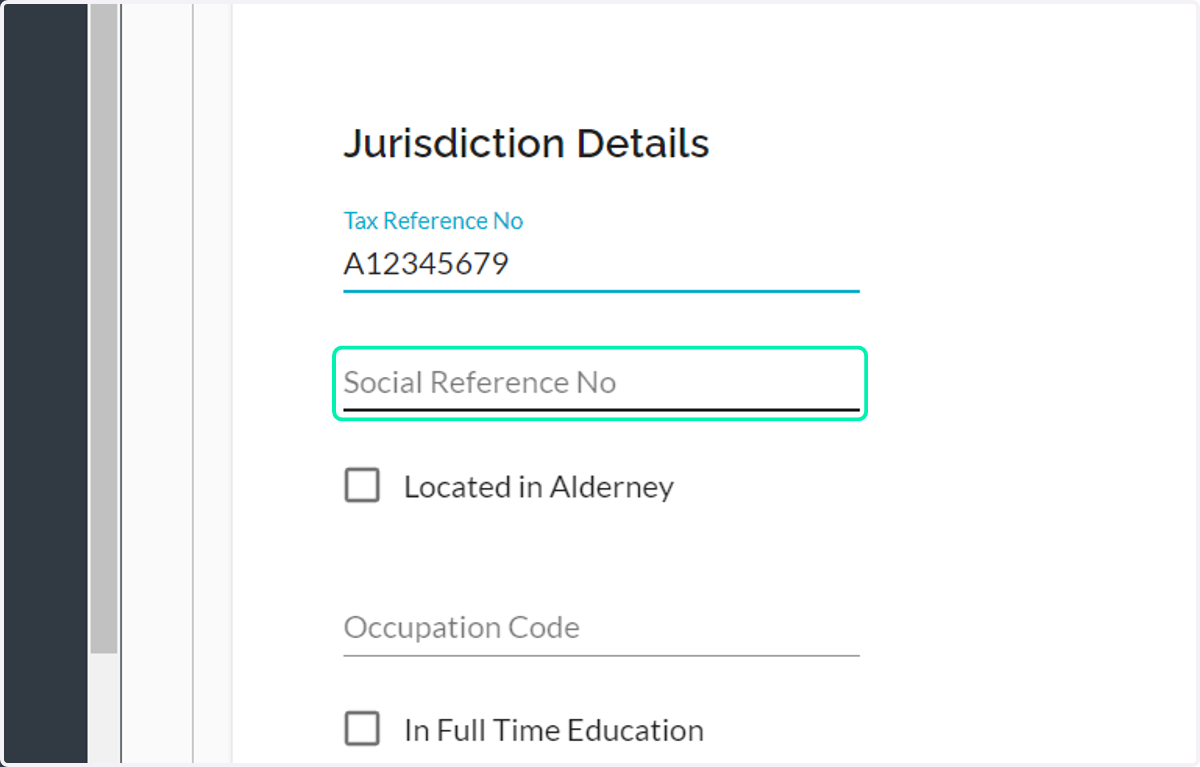 Social Reference No