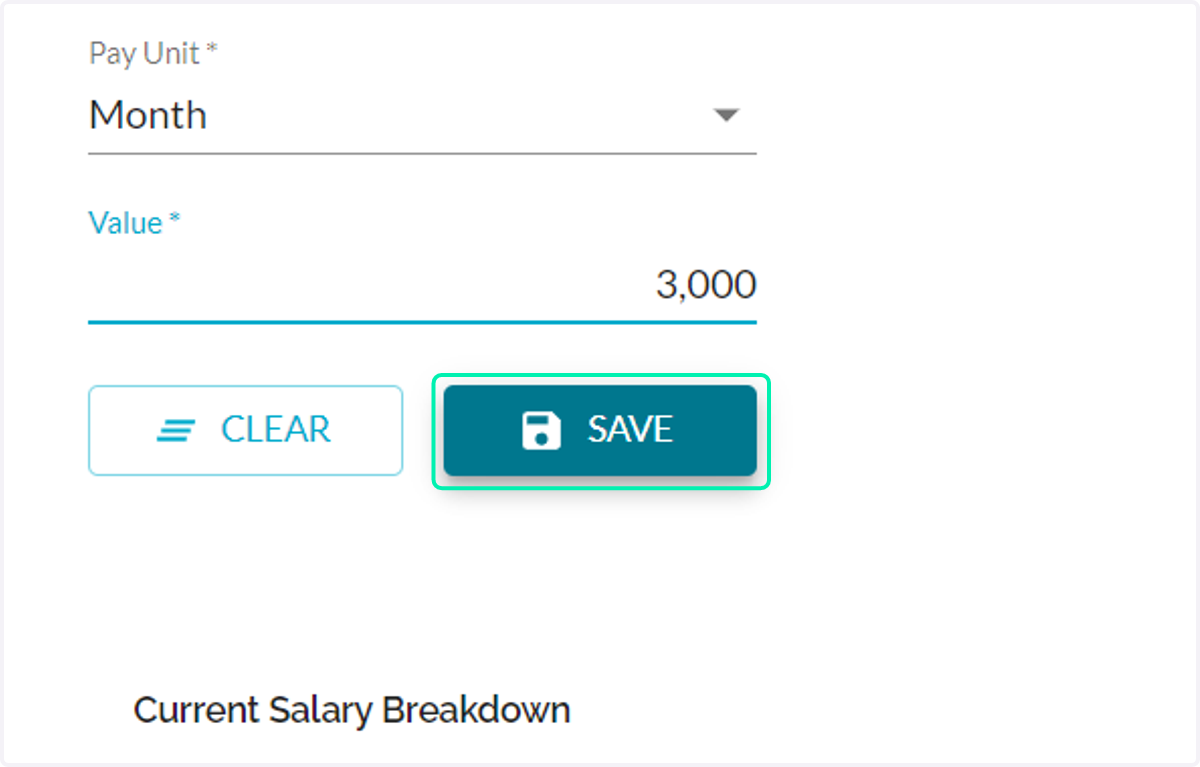 Click on SAVE