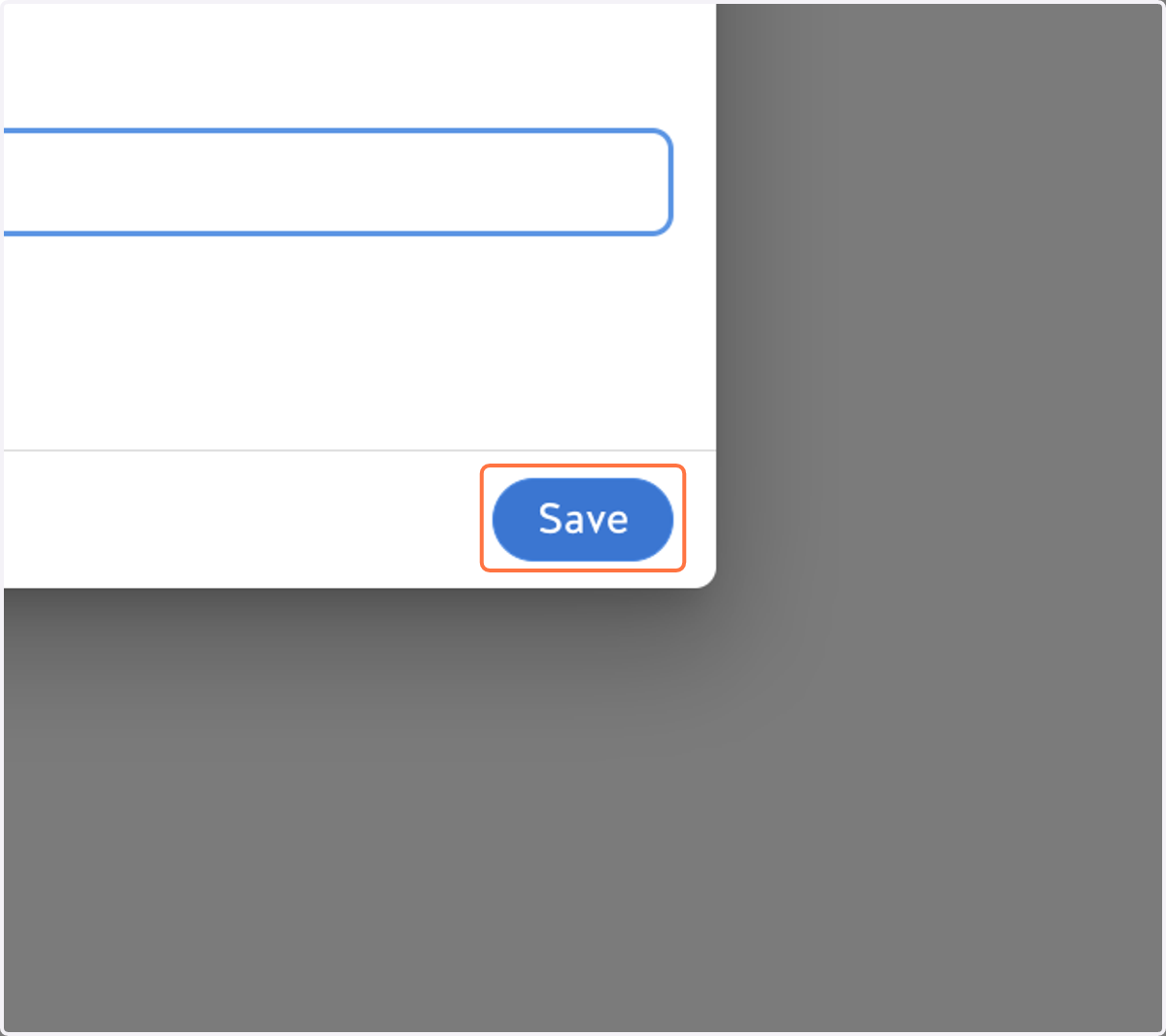 Click on Save