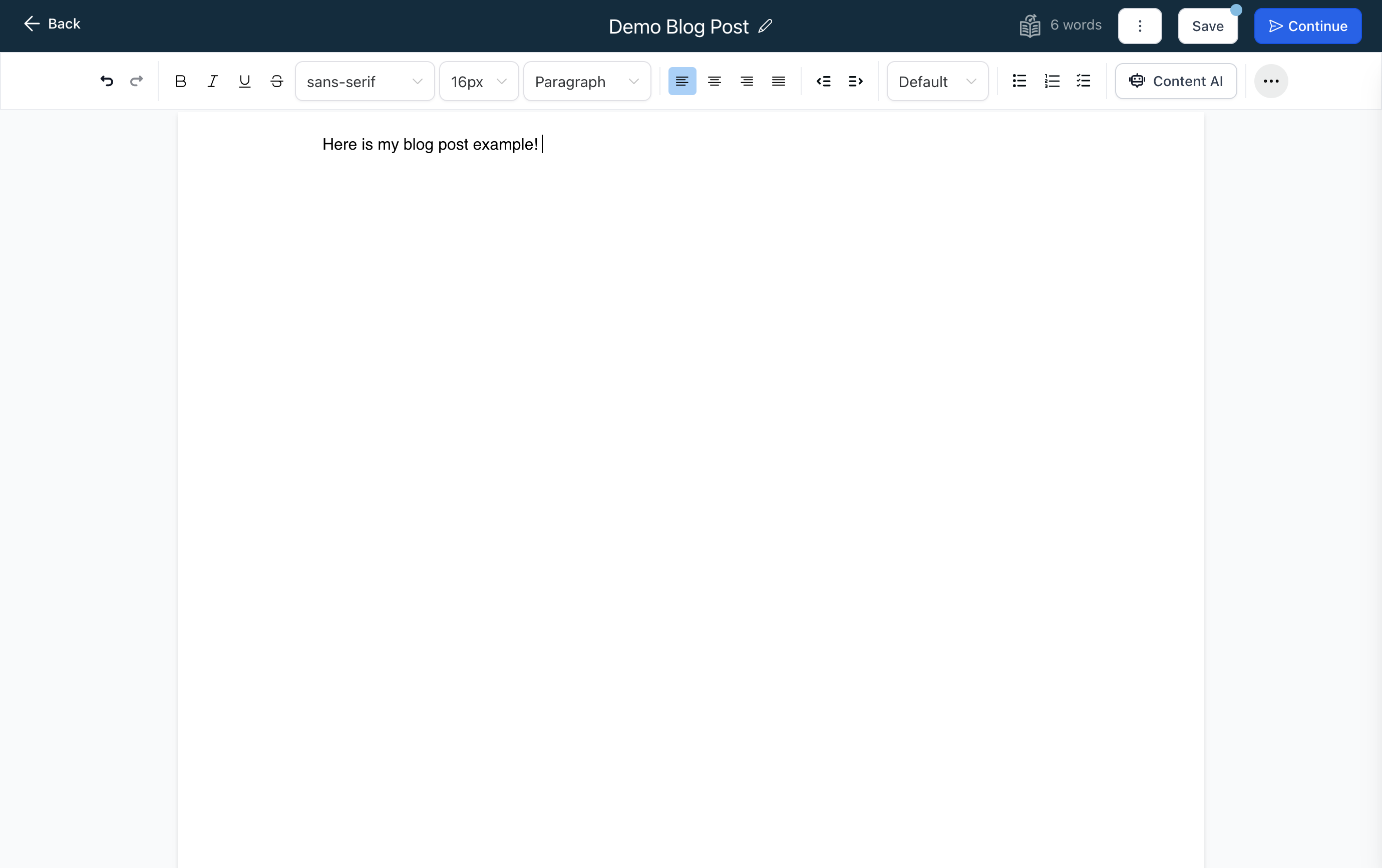 You can click on these three dots to show additional elements and style options
