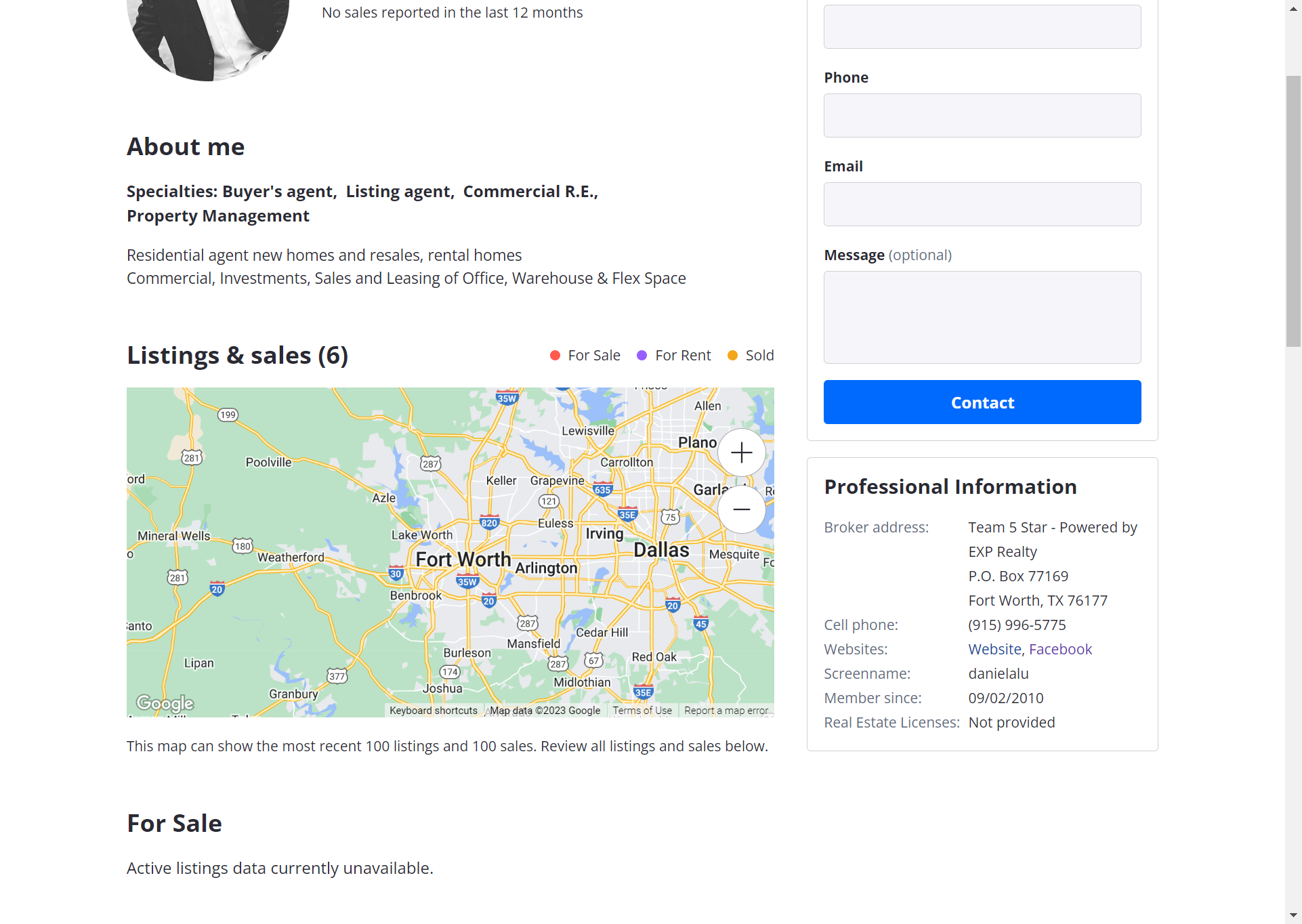 View Professional Information…