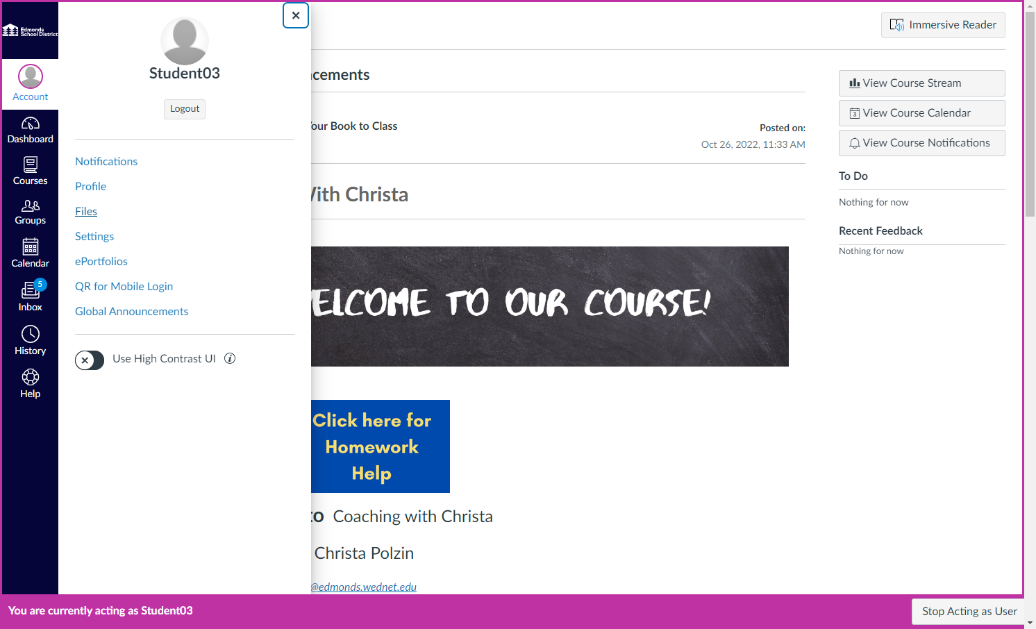 Click on Files