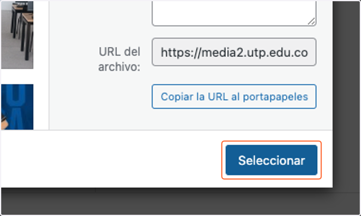 Click en Seleccionar