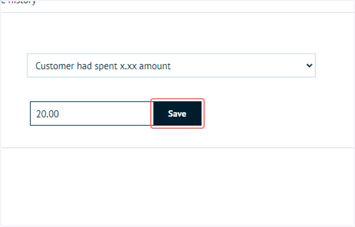 Click on Save