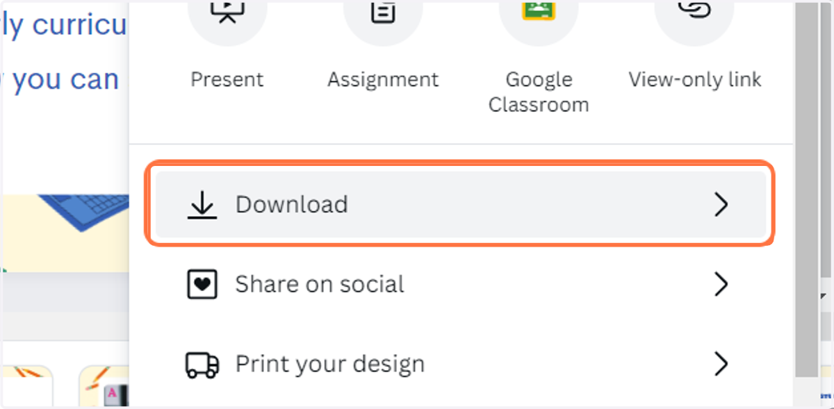 Click on Download