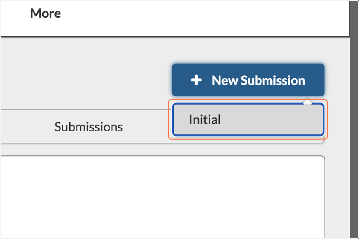 Click on Initial