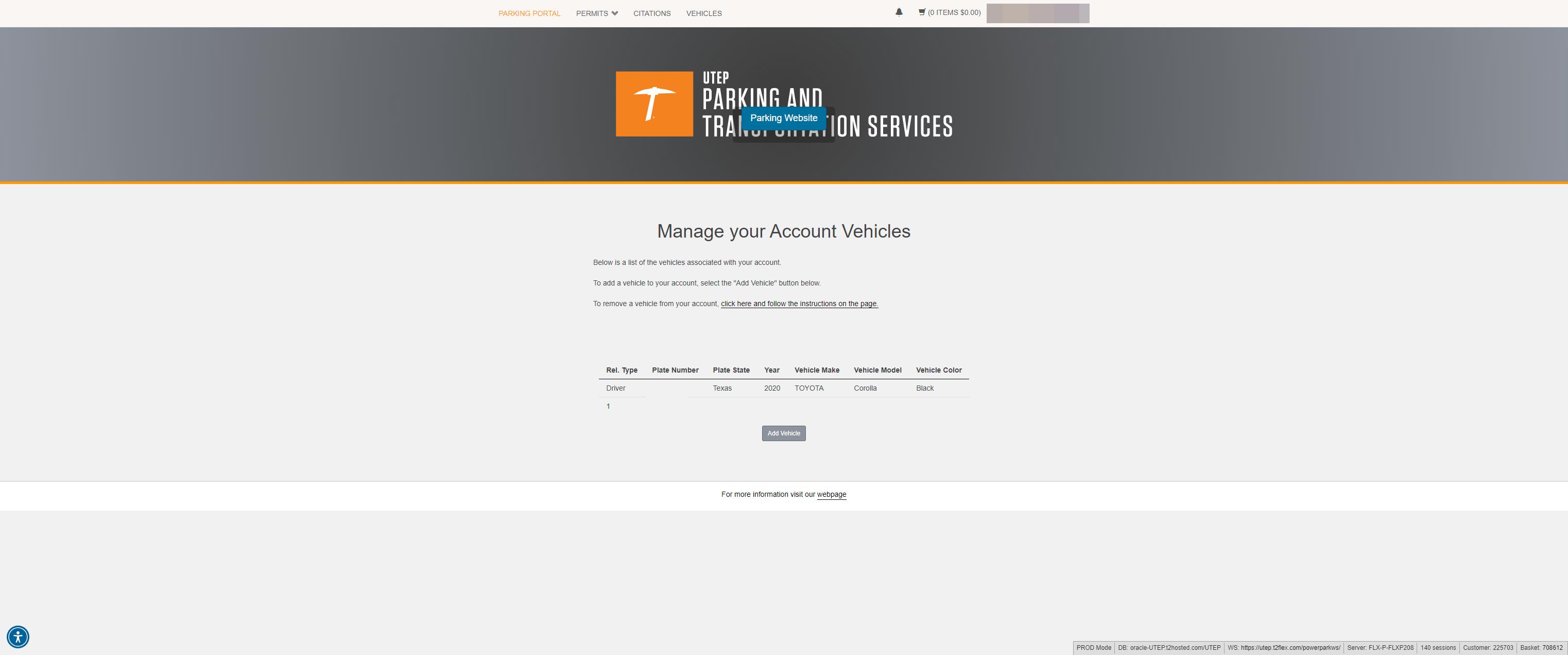 The vehicle will now be gone from your account