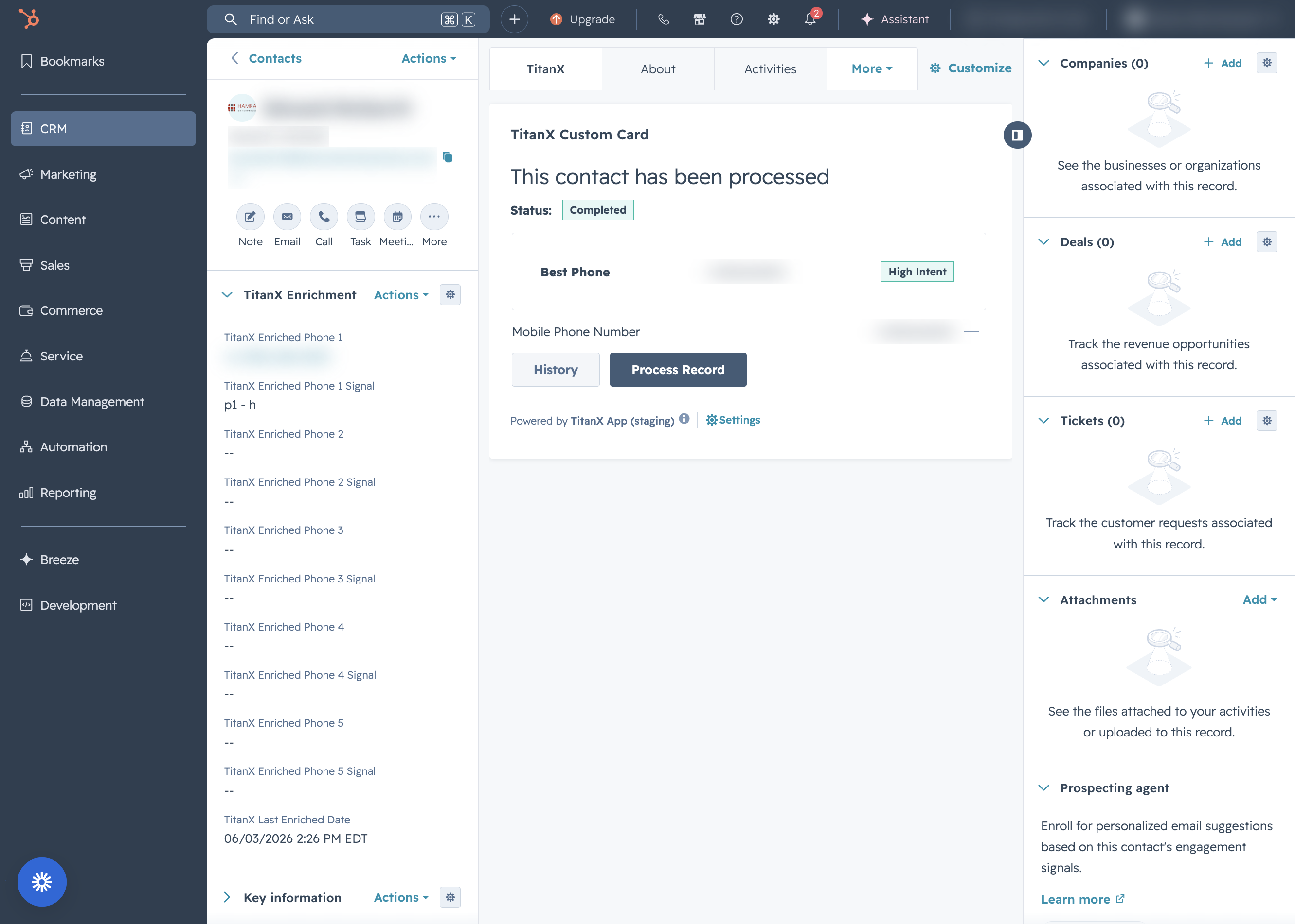 A. Once the job has completed, you can review the history again B. Click on History