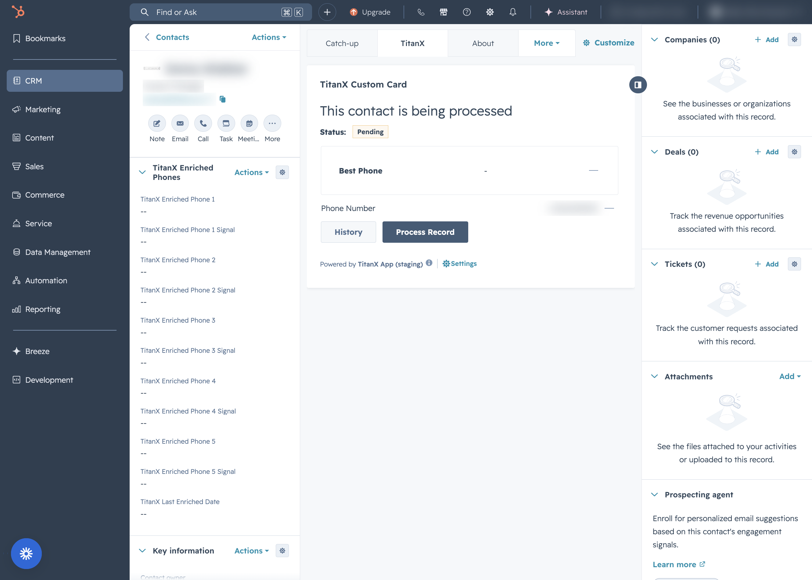 After submitting, you can review the History