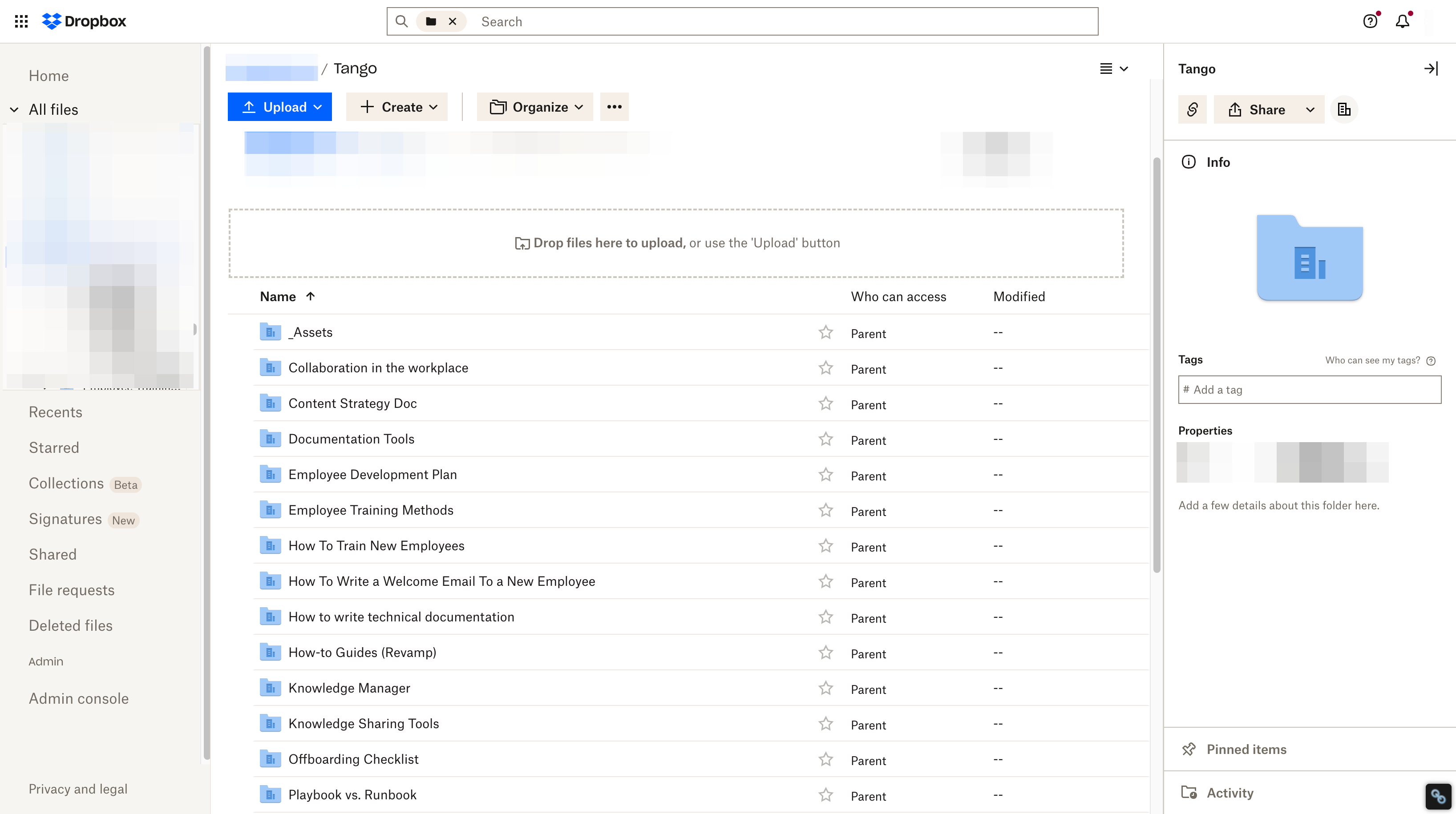 Select the folder