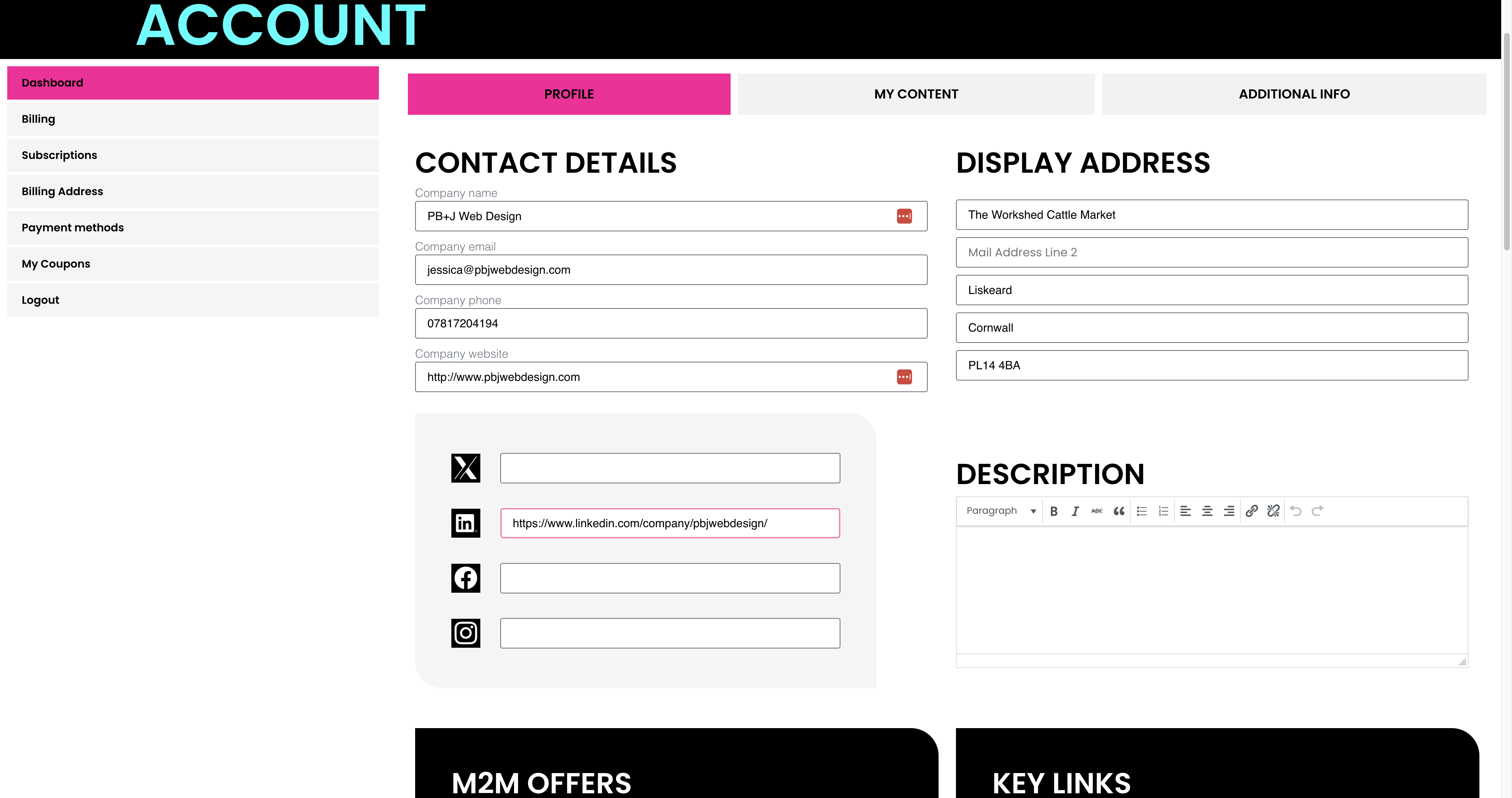 Fill in as many details as possible on the form