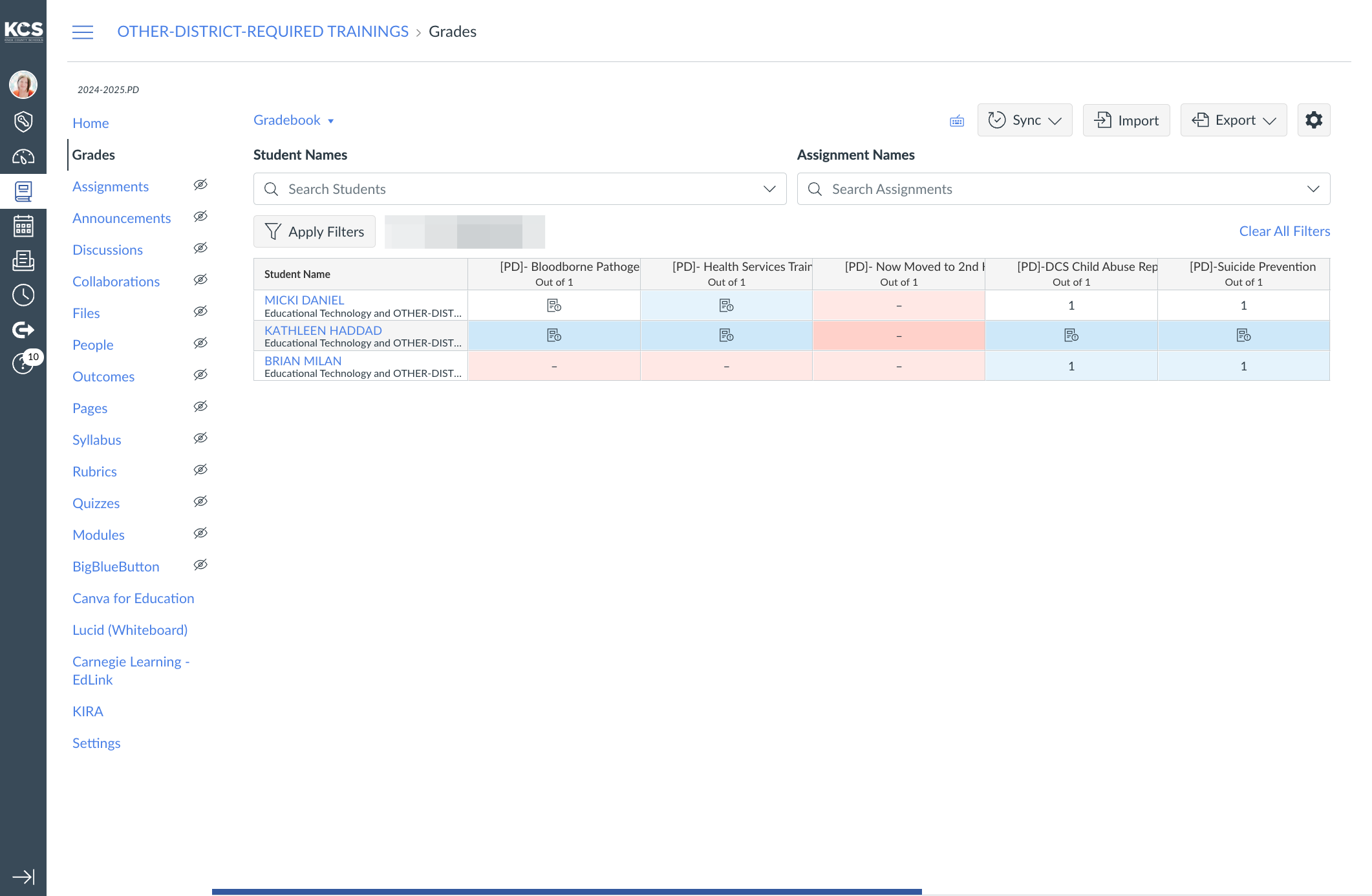 If you have not requested that your direct reports be grouped into a section, look for your people one by one. Search for the person you are confirming.