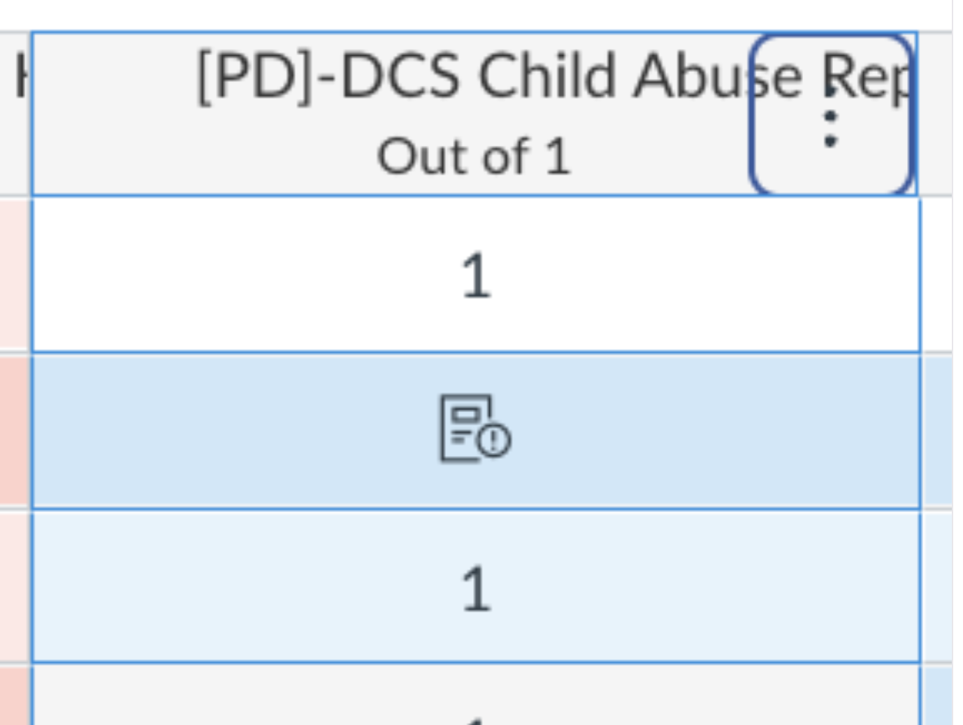 Select an assignment to grade, and click the vertical ellipsis at the top of the assignment column.