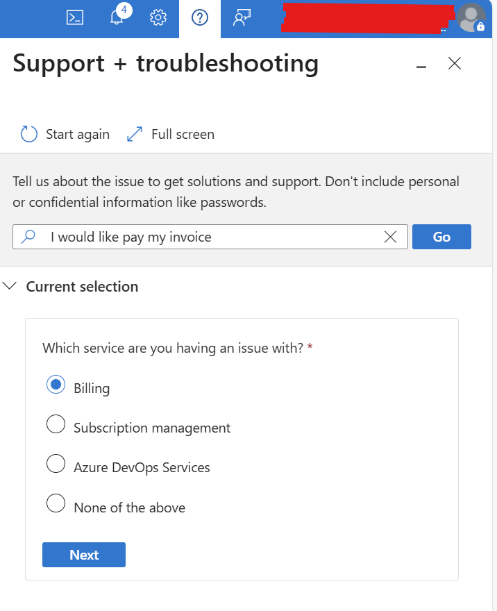 Step 1 screenshot