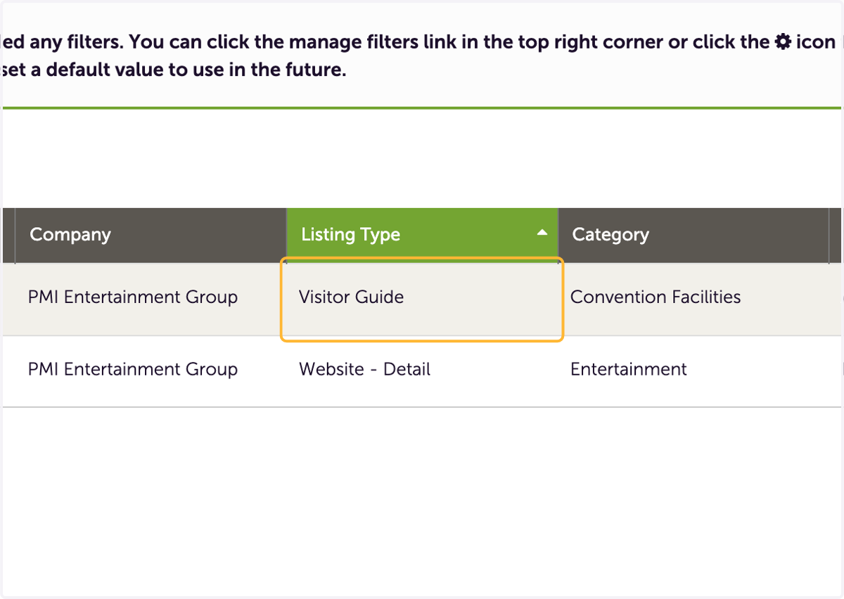 Click on Visitor Guide
