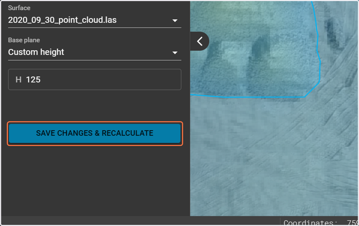 Click on "SAVE CHANGES & RECALCULATE"