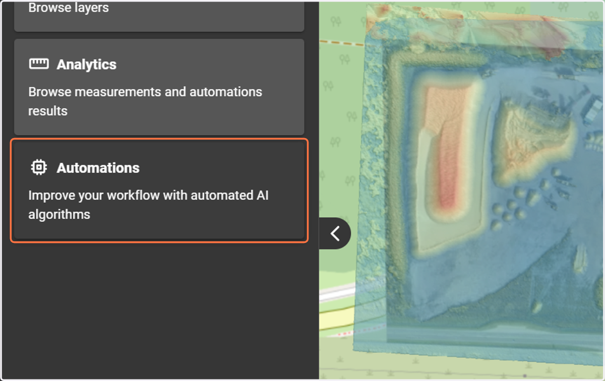 Click on the "Automations" tab.