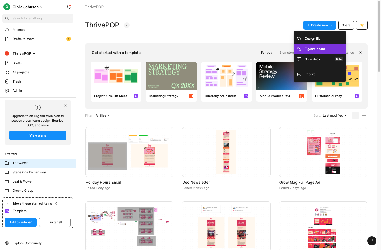 Click on FigJam board