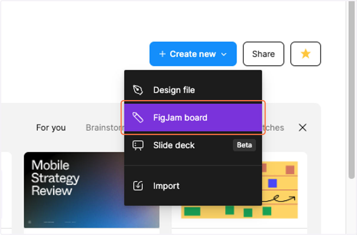 Click on FigJam board