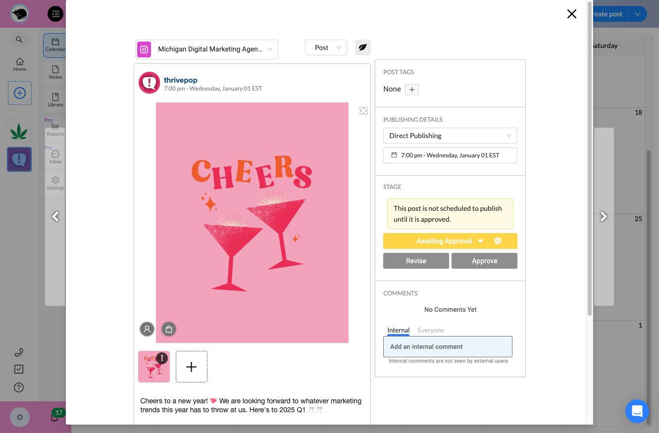 Post in Awaiting Approval