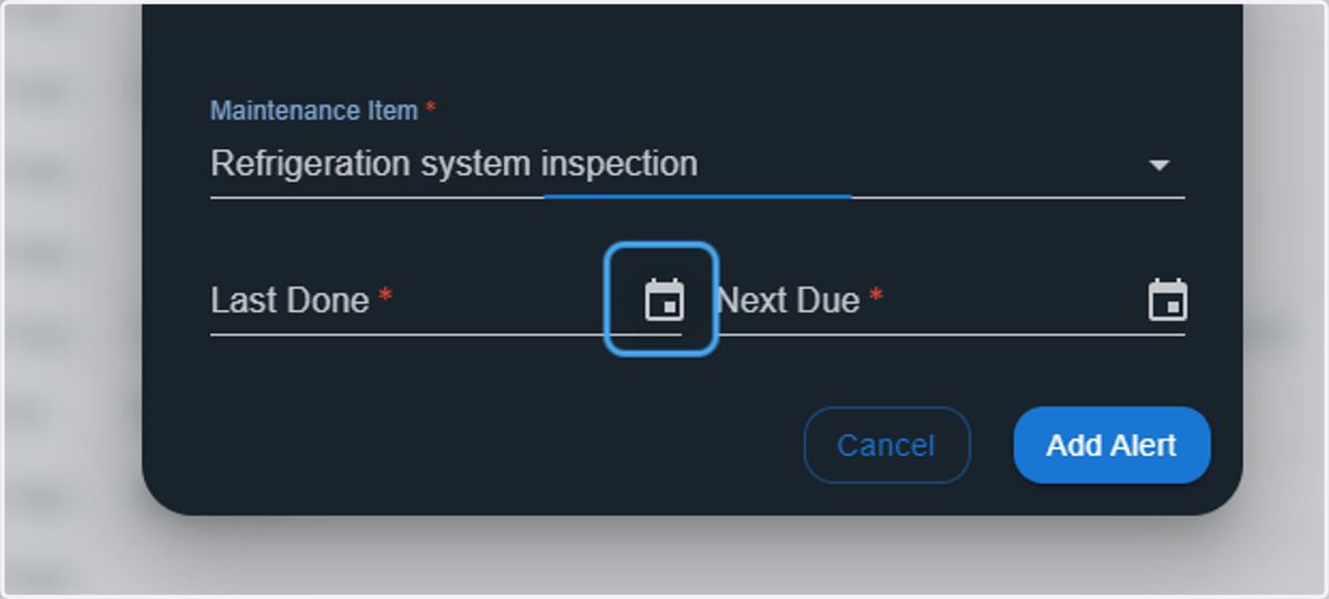 Click on Choose date