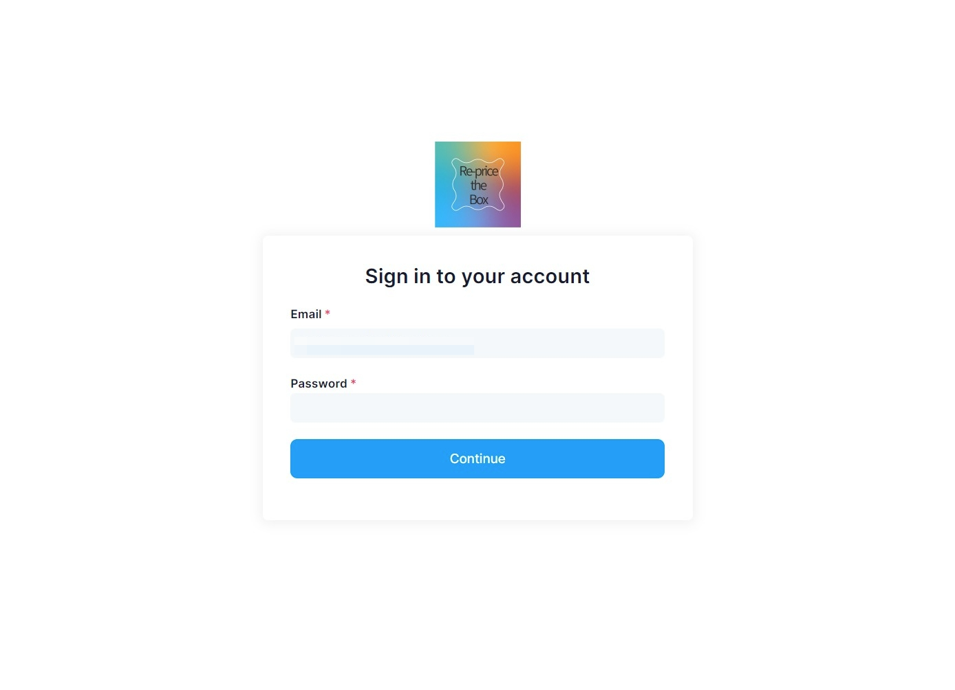 Enter your login details