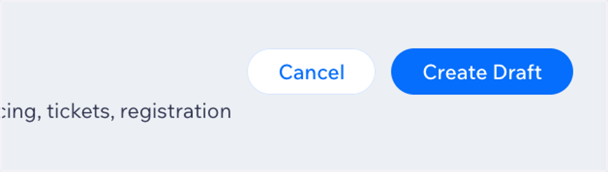 Click "creat draft."