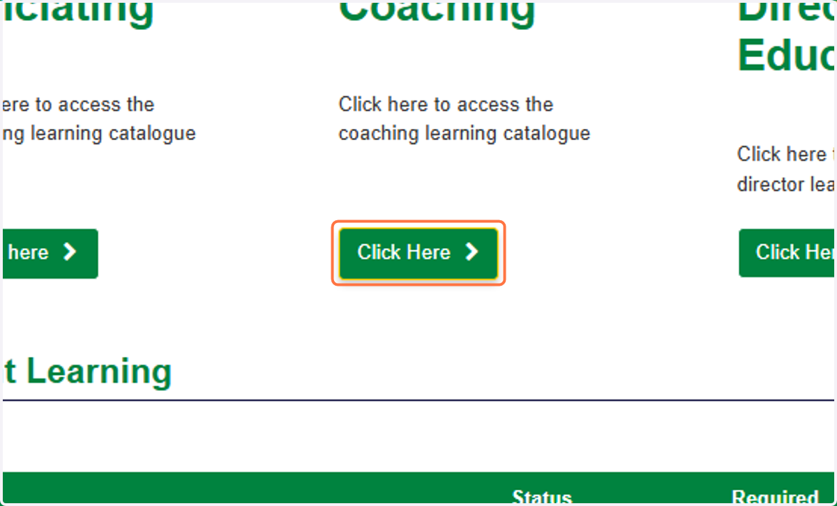 If you are registering for a coach certification, select 'Coaching'.