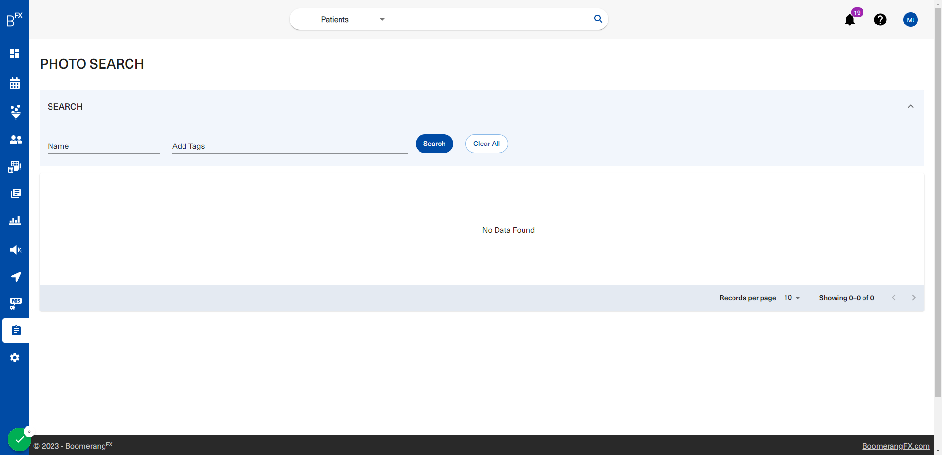 Thumbnail previews will appear in the white space provided below and can be selected to view them as bigger pictures