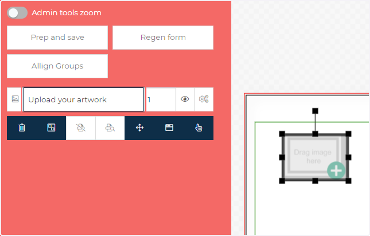 Add an image field and perform basic configuration using the Infigo Form Builder