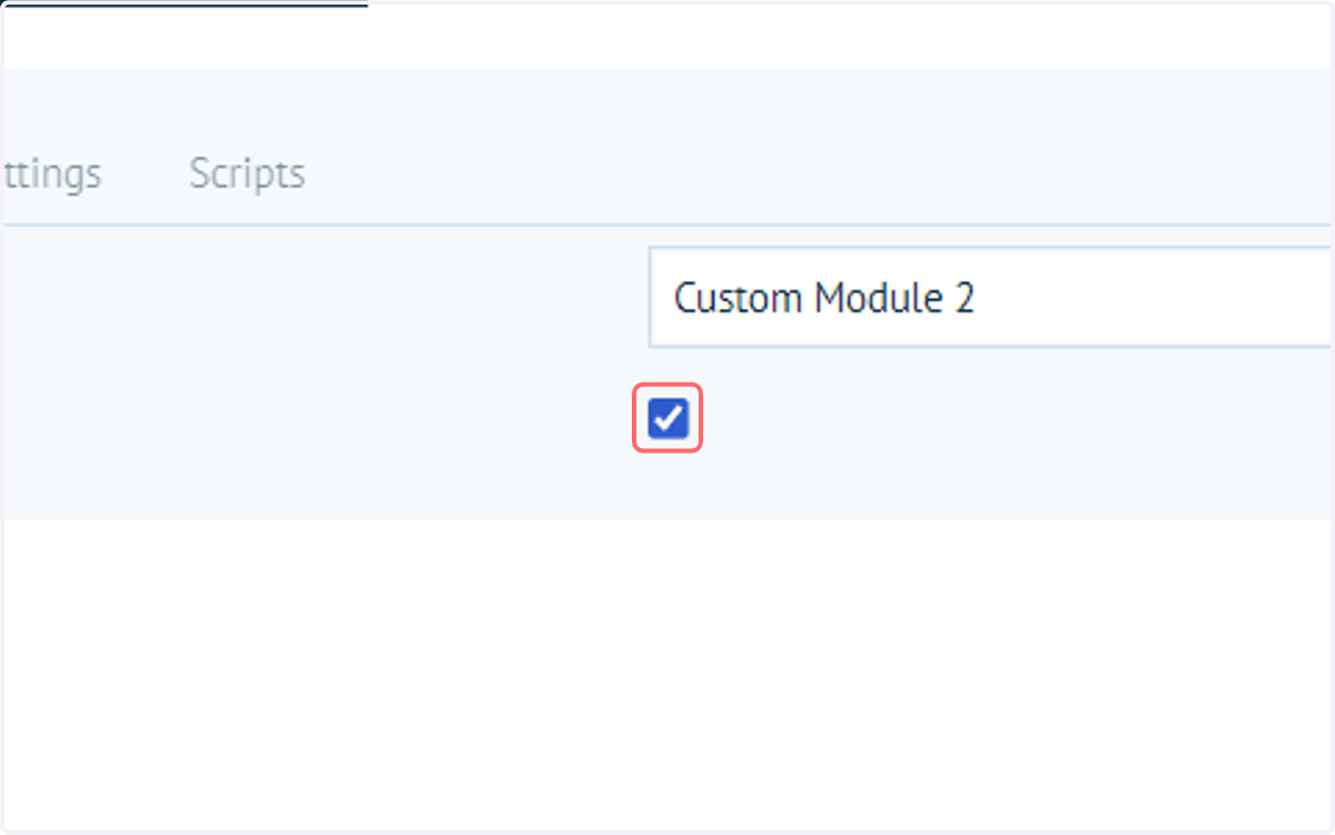 Check Enabled