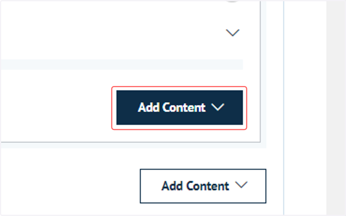 Click on Add Content
