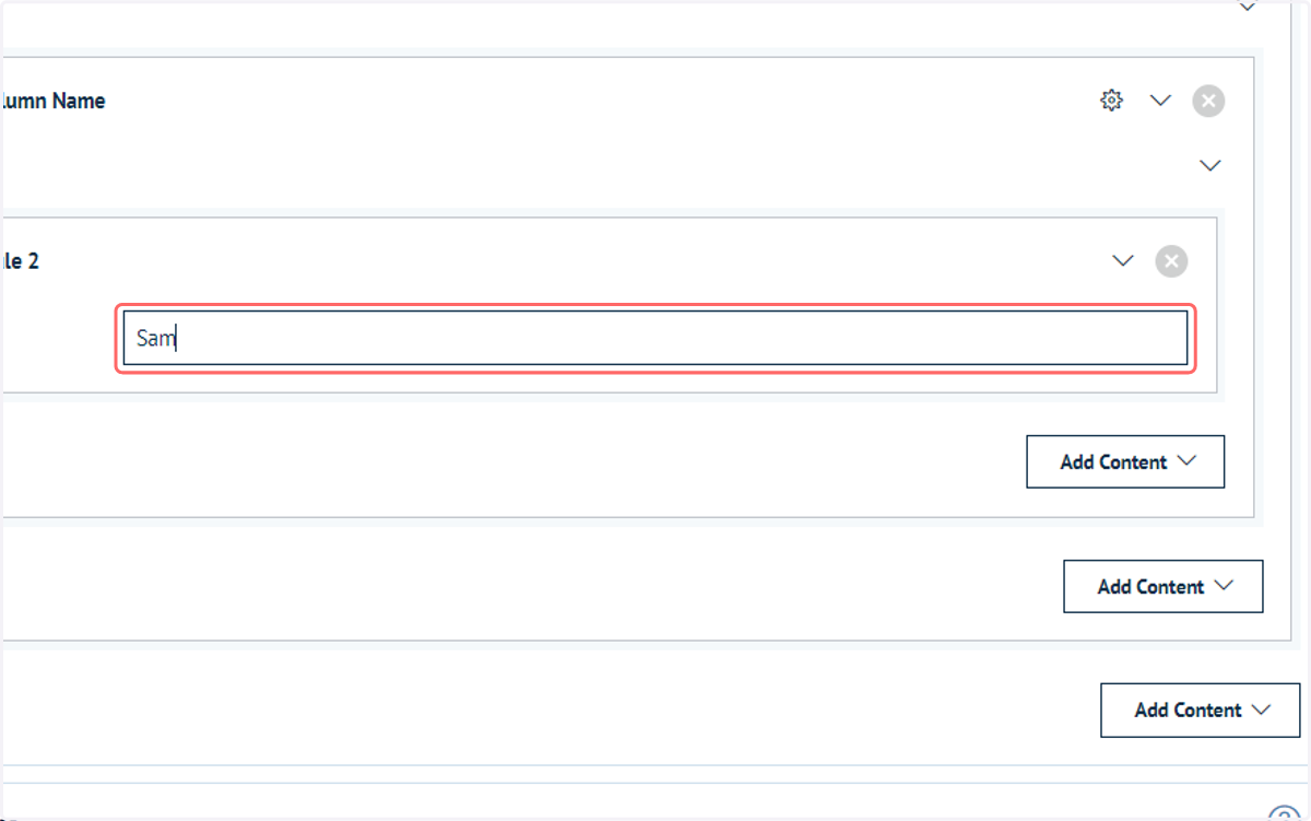 If you created any variable fields, you will be able to populate them here