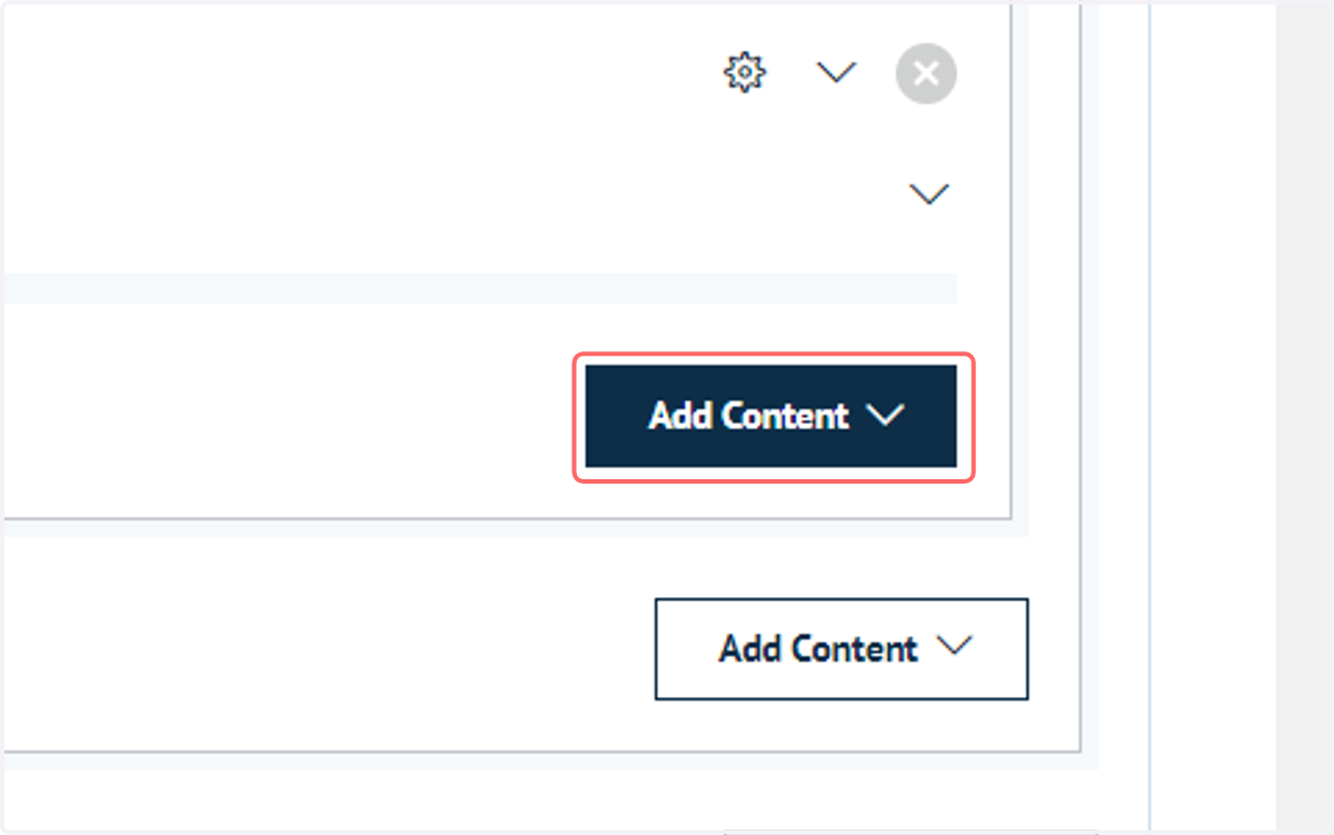 Click on Add Content