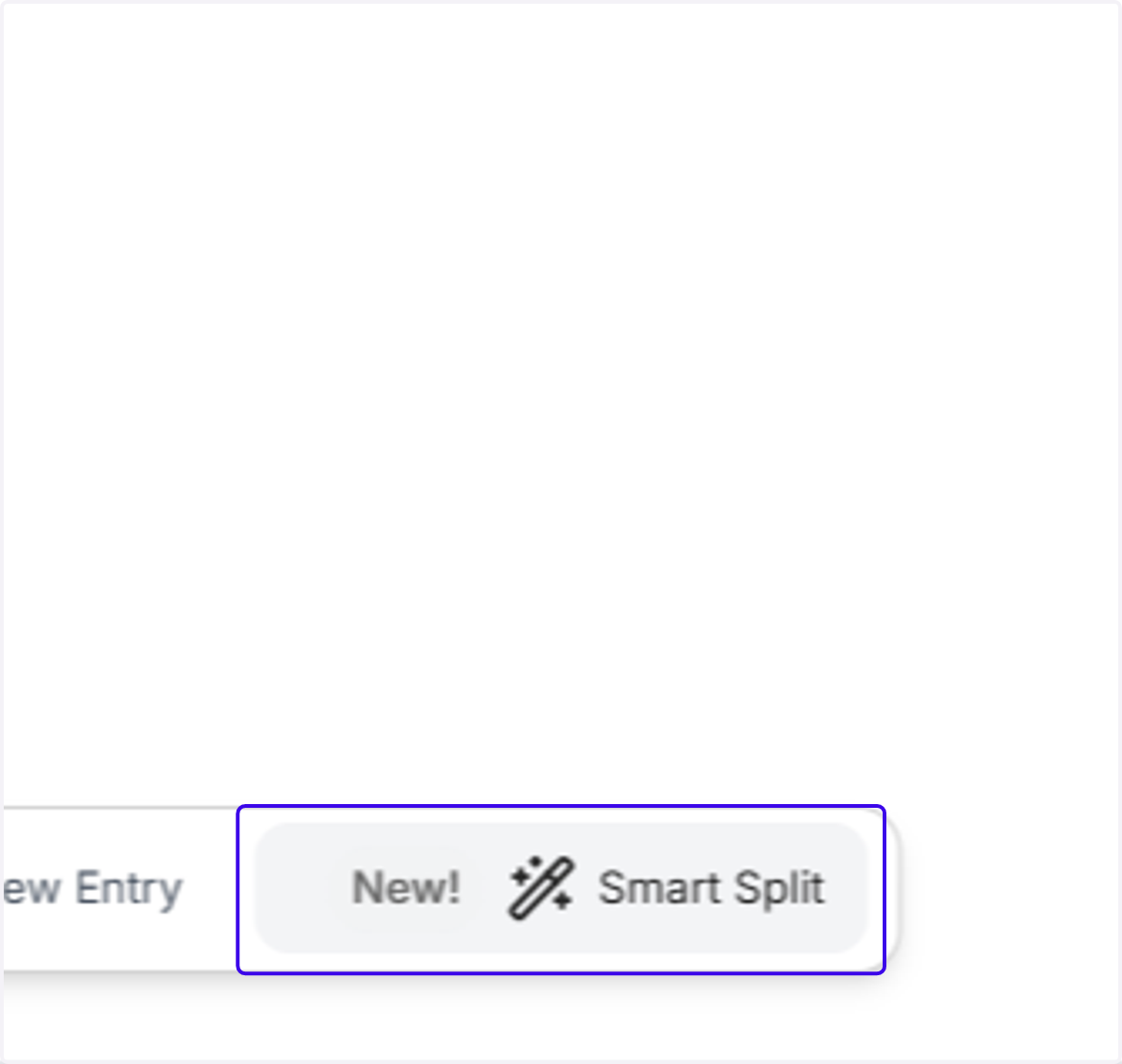 Click on Smart Split