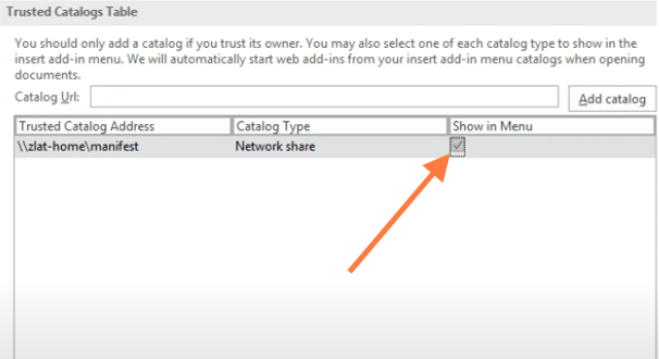Then Click the Checkbox for 'Show in Menu'