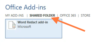 You may also find it in the 'Shared Folder' tab