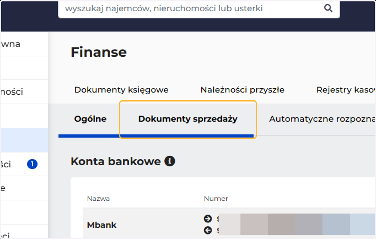 Przejdź do Dokumenty sprzedaży