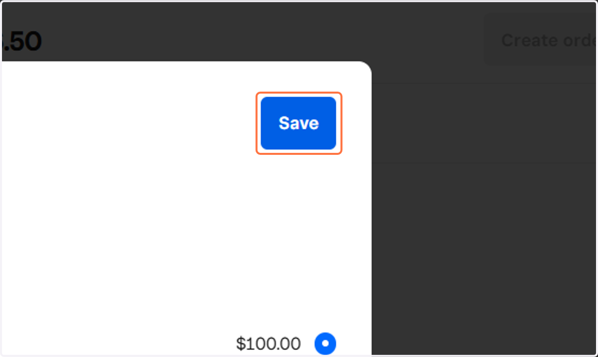 Click on Save