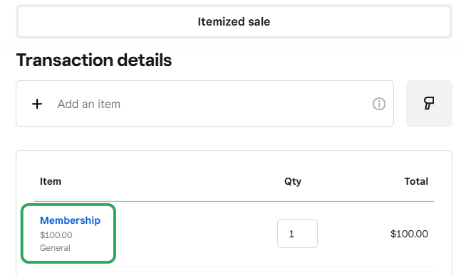 GOOD! Item selected correctly