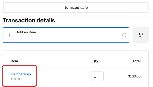 BAD!! Manually added custom item