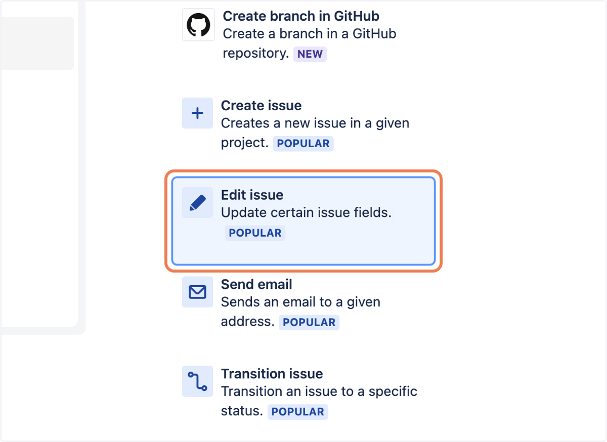 Click on Edit issue…