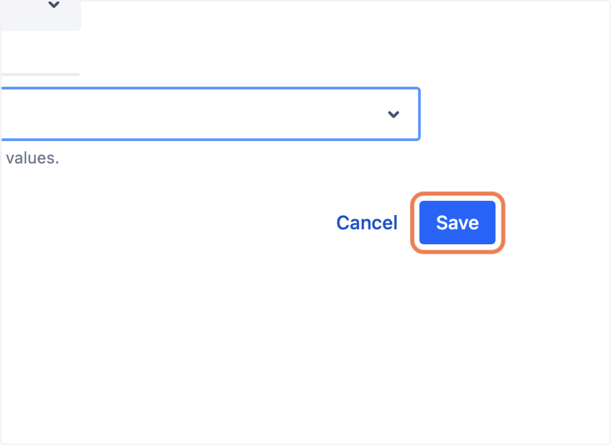 Click on Save