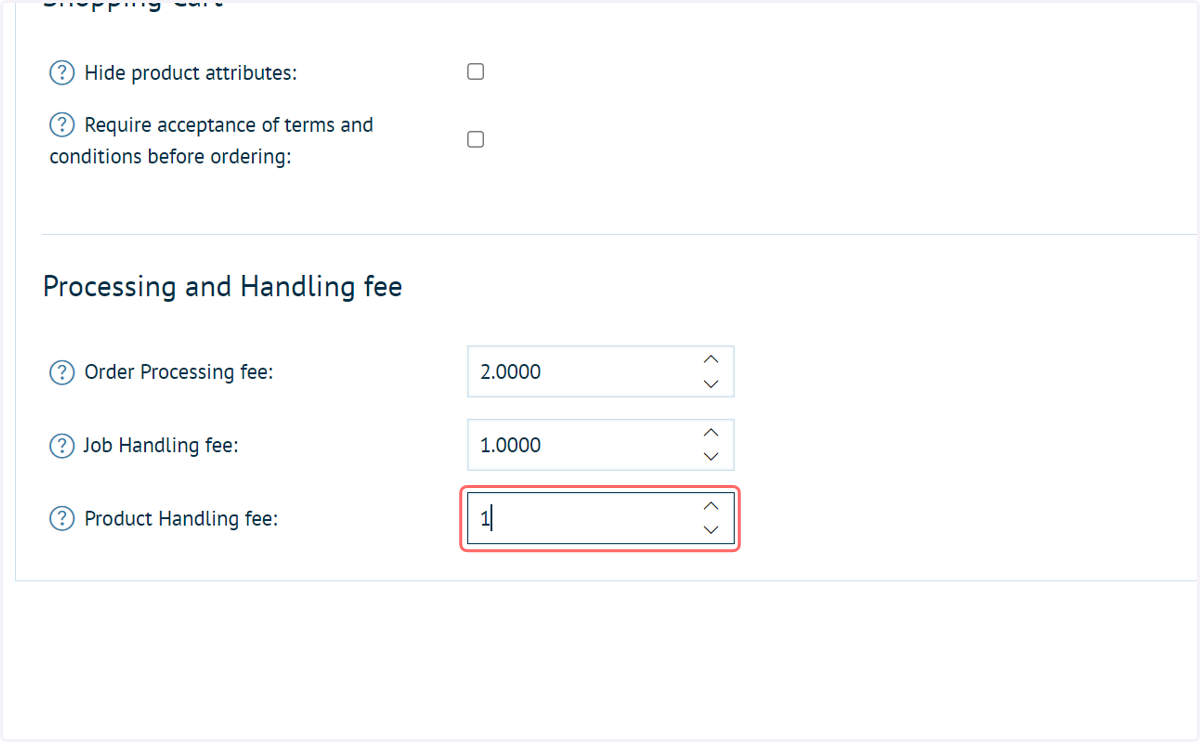 Enter values and click Save