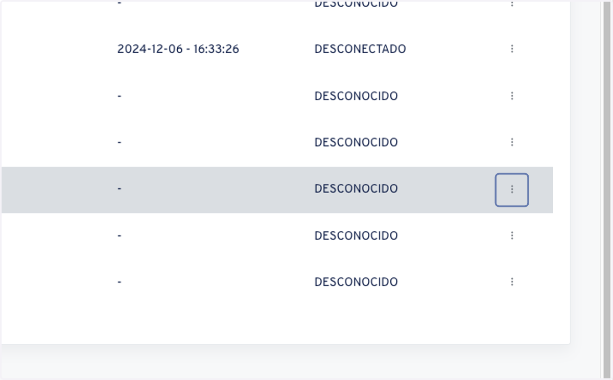 Presiona en el menu de Acción