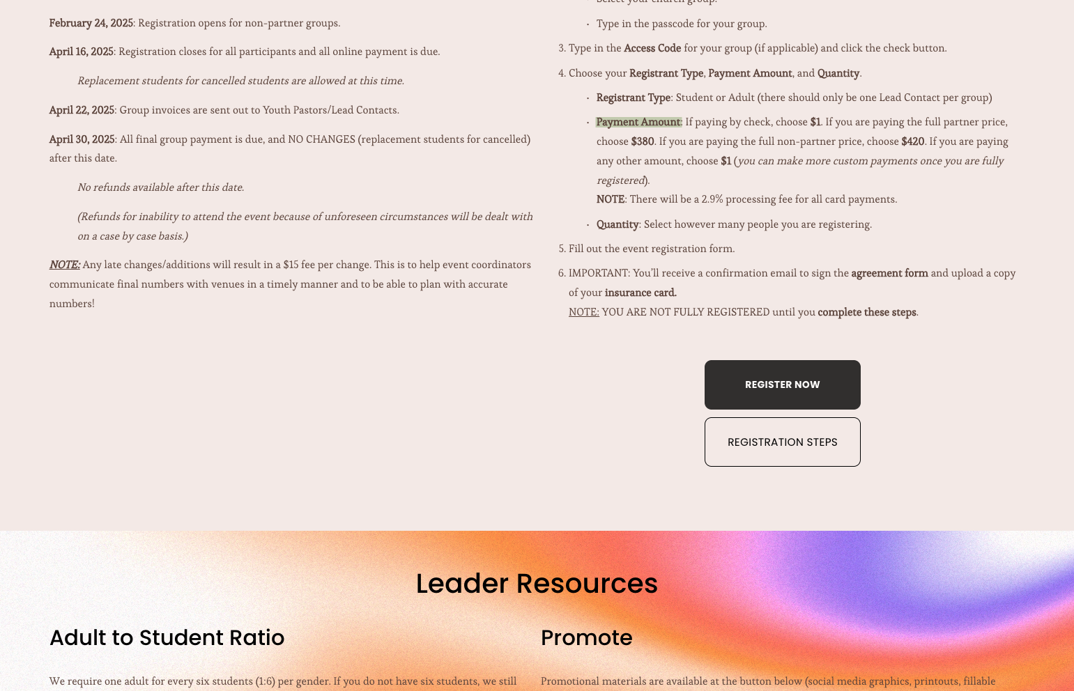 Click on REGISTER NOW