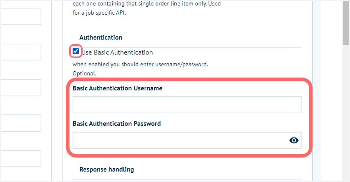 Use Basic Authentication