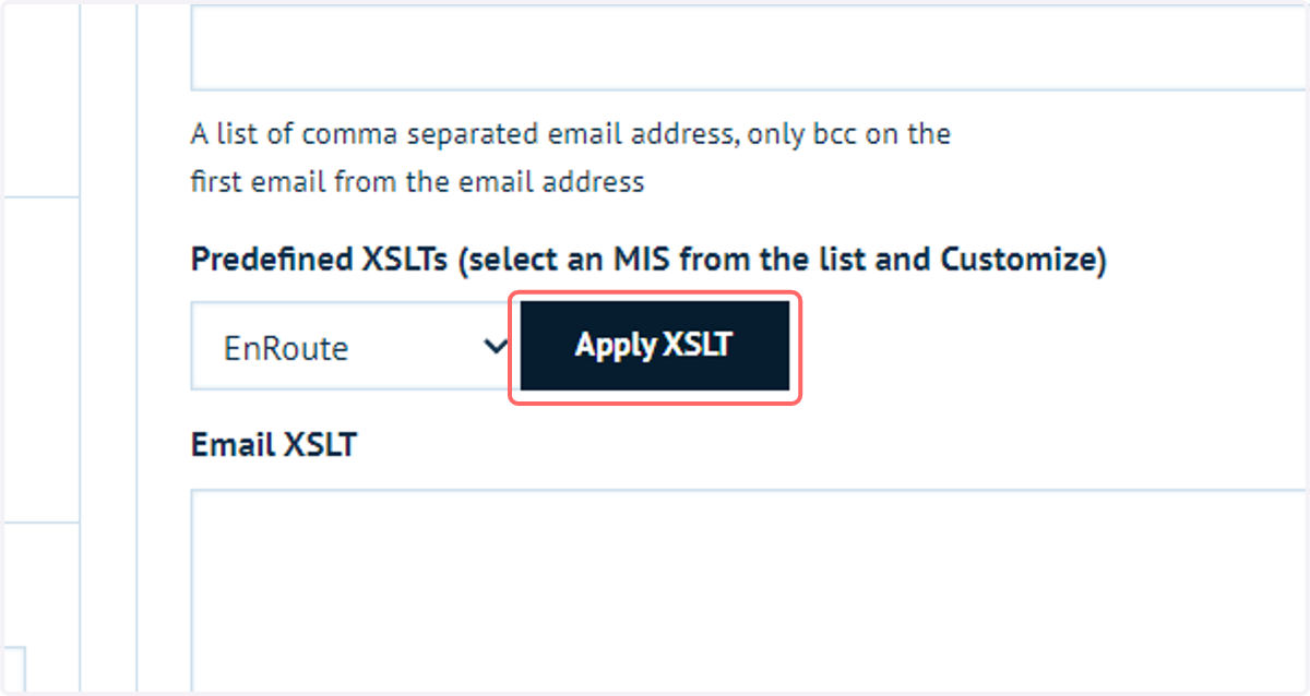 Apply XSLT