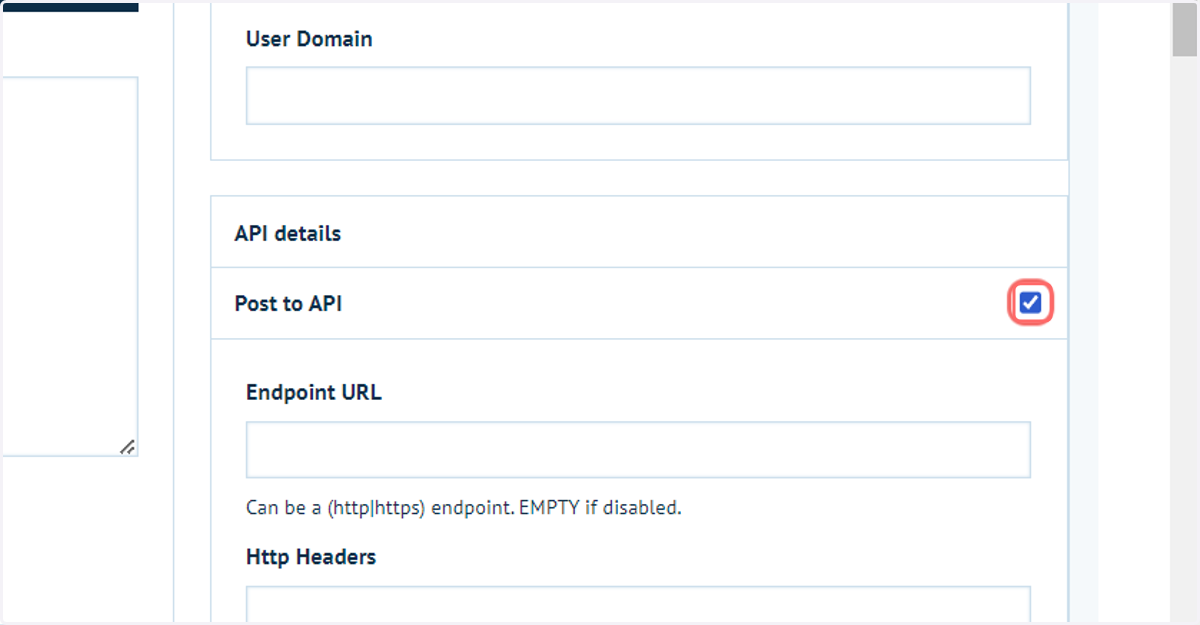 Post to API