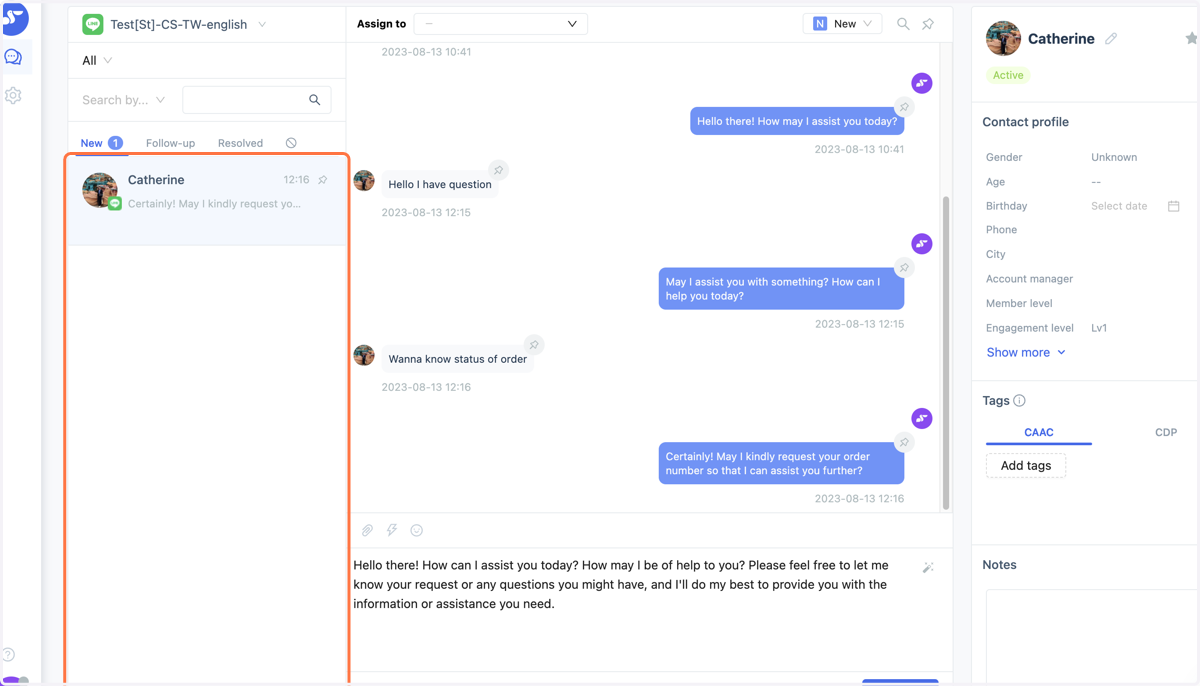 Pinning Important Contacts